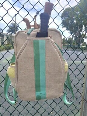 Spartina 449 Armada Pickleball Backpack Flax